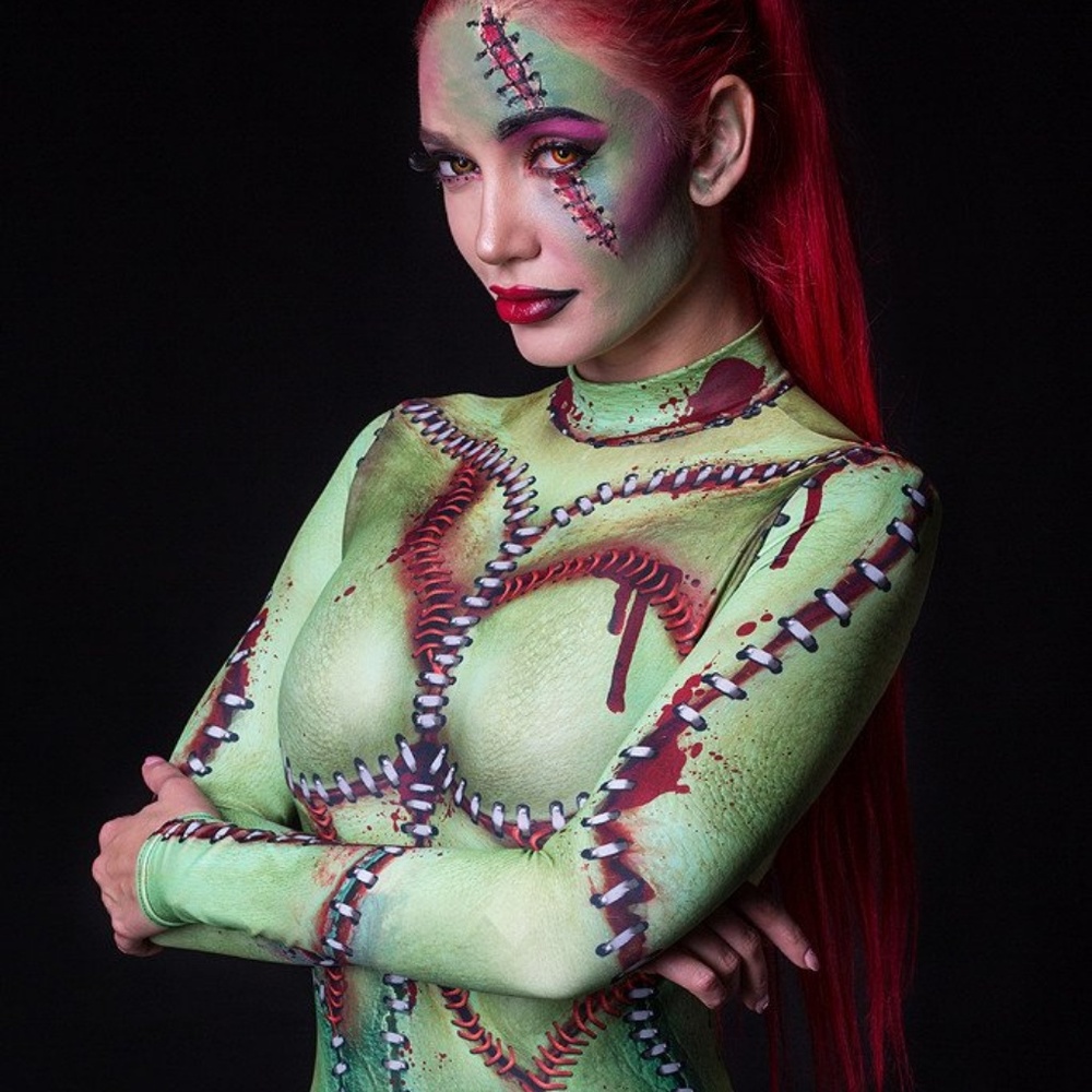 Badinka Bride of Frankenstien Bodysuit Halloween